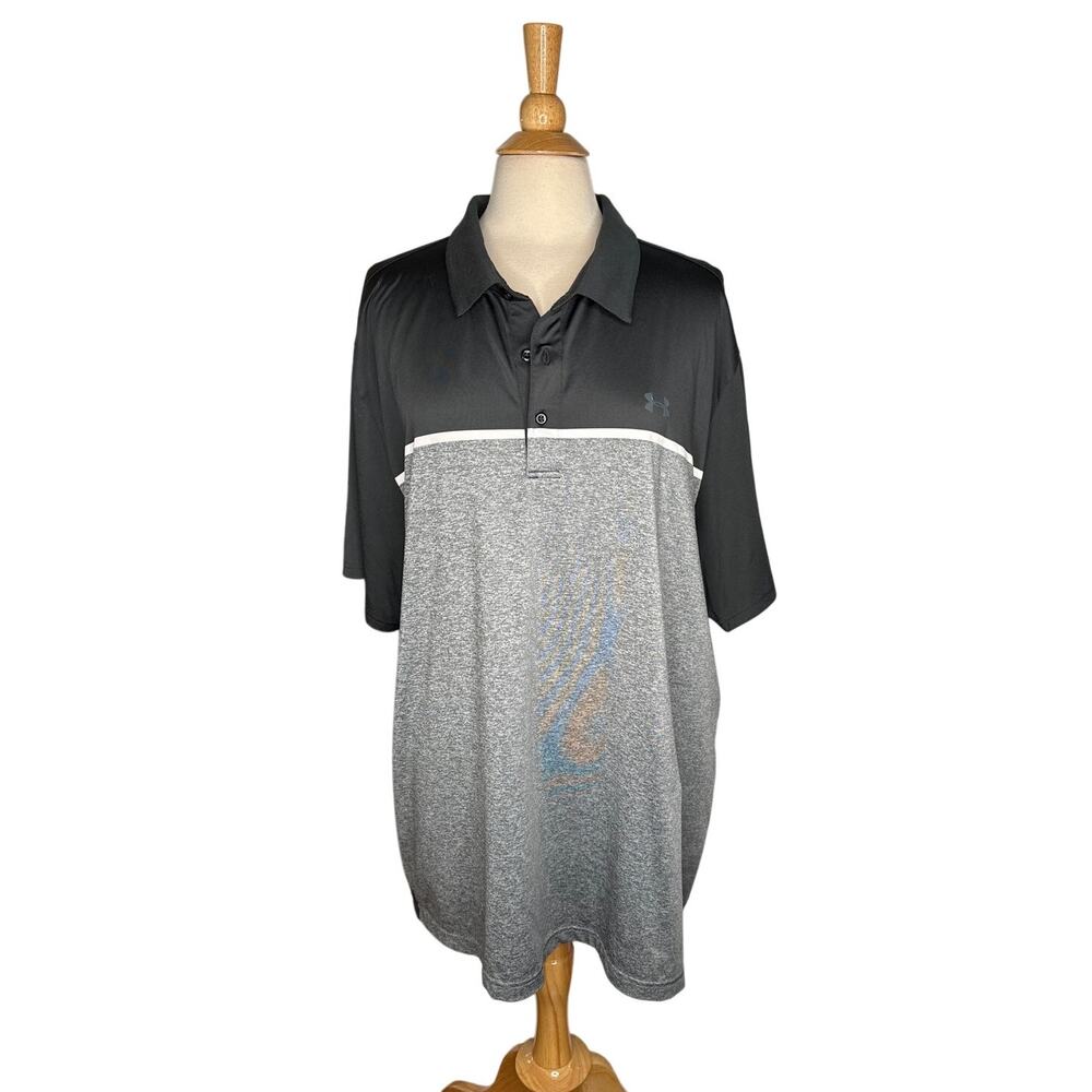 Under Armor Mens 3XL The Playoff Polo Loose Fit Heatgear Casual Golf ZZ12